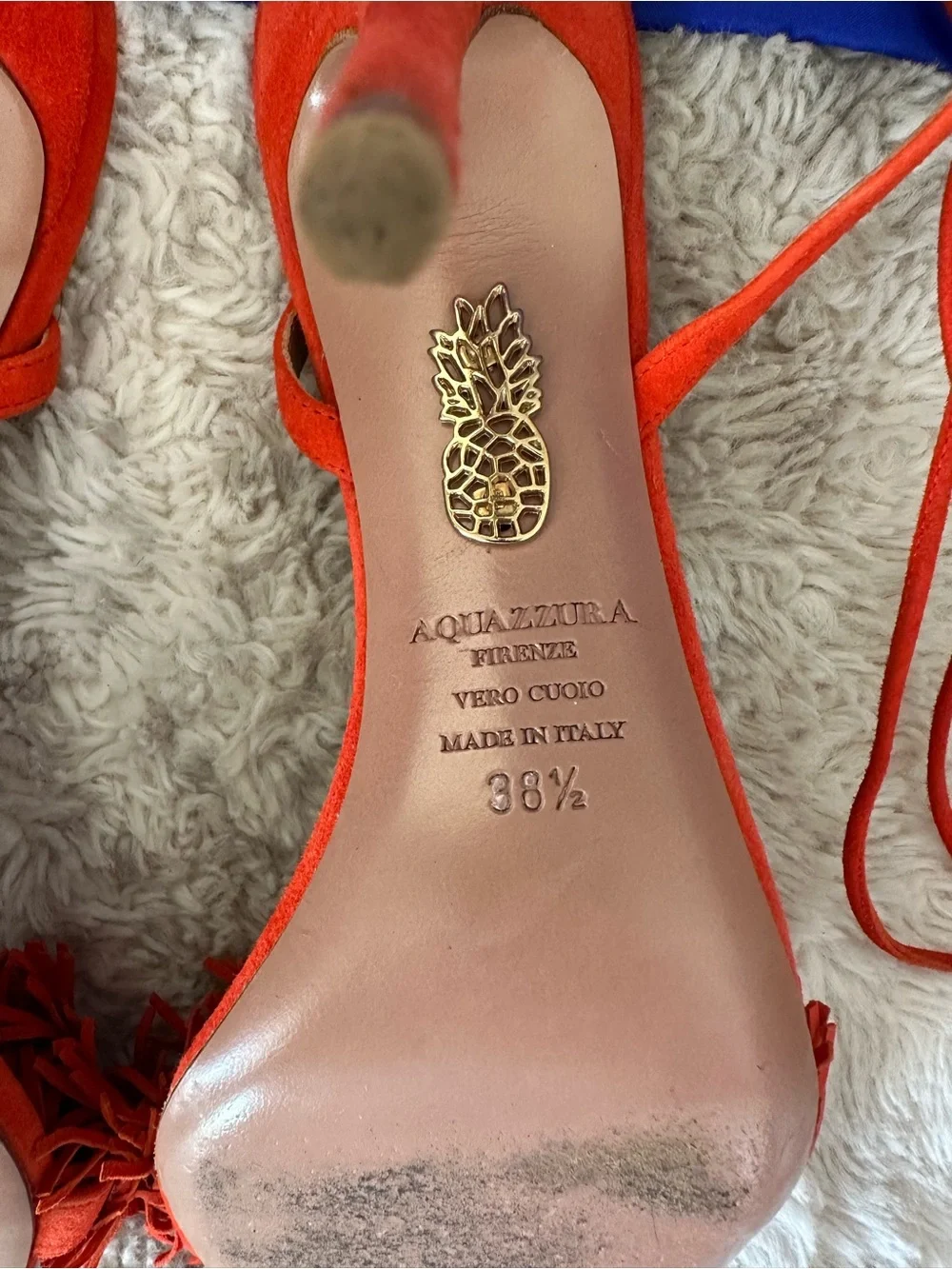 Aquazzura Wild Thing Suede Sadals